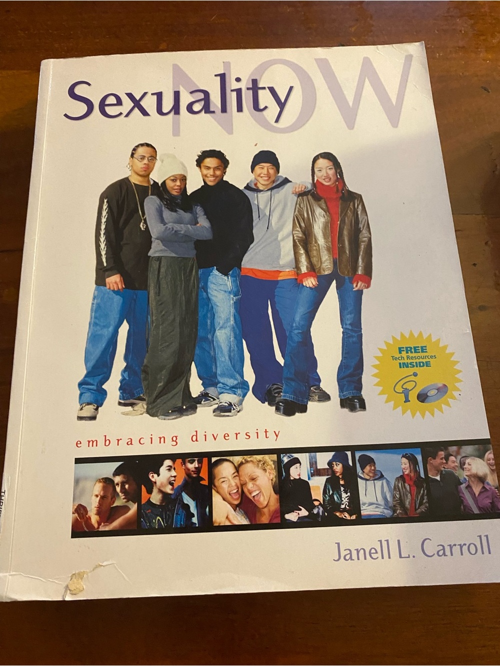 Sexuality Now textbook by Janell L. Carroll - White cover